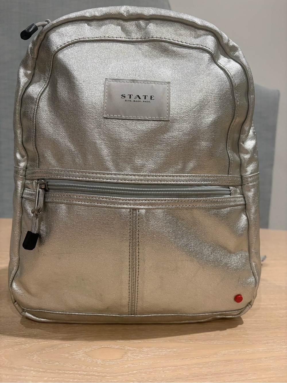 STATE Mini Kane Backpack - Silver